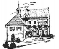 Zeichnung des alten Steinheimer Rathauses